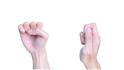 Woman's hand with index finger pointing up, making a touching or choosing gesture. female hands isolated on white background. female hands isolated on white. hand of the child. sign language 
