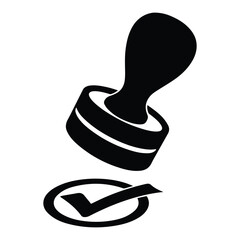 isolated stamp icon sign symbol and flat style for app, web and digital design. Vector illustration.