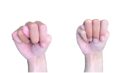 Woman's hand with index finger pointing up, making a touching or choosing gesture. female hands isolated on white background. female hands isolated on white. hand of the child. sign language 