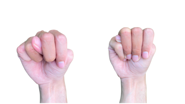 Woman's hand with index finger pointing up, making a touching or choosing gesture. female hands isolated on white background. female hands isolated on white. hand of the child. sign language