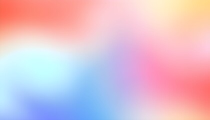 Obraz premium Abstract pastel color blend, soft focus, blurred background, vibrant hues, smooth gradient.