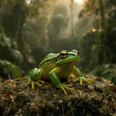Obraz premium Frog in the Forest
