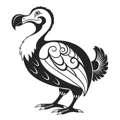 Obraz premium Ornate dodo bird illustration