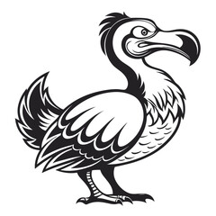 Obraz premium Cartoon dodo bird illustration