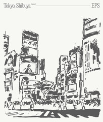 Shibuya Crossing represents the very core of Tokyos dynamic, vibrant city life and experiences