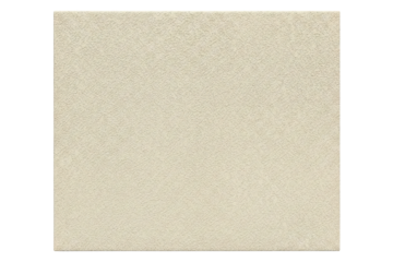Square beige textured tile with rough sand-like surface texture isolated on a transparent background