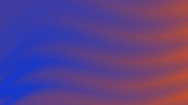 Abstrakte Farbverlaufs-Videobackground-Sequenz in Blau und Orange