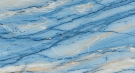 Fototapeta premium Blue Stone Texture Background with Natural Marble Veins