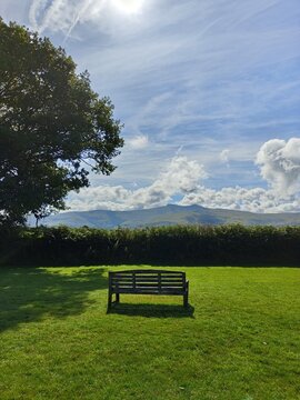 Bench with a Mountain View