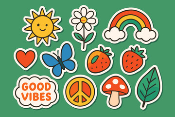 A4 collection featuring hand drawn illustrations and lettering about ecology, zero waste, and sustainable household, centered around vermicomposting stickers