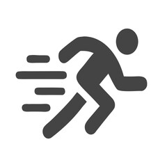 running man silhouette