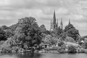 Fototapeta premium Die Insel Werder in den Havel-Seen