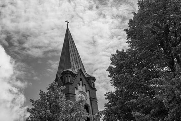 Fototapeta premium Die Insel Werder in den Havel-Seen