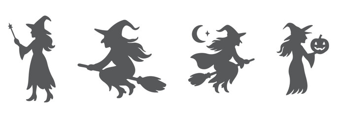 Silhouette of a dead tree vector illustration. Illustration of trees and branches without leaves