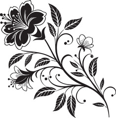  Elegant Floral Ornament Vector – Decorative Vintage Design