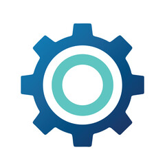 “Gear Icon — Tool, Setting, Cog — Isolated flat vector icon for web and mobile. Sign, symbol, button element silhouette — stock illustration.”