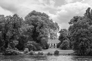 Obraz premium Die Insel Werder in der brandenburgischen Seeplatte