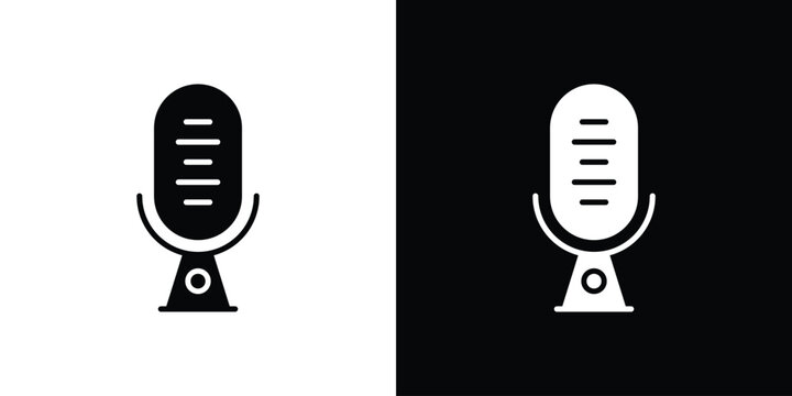 Voice recognition icon vector, solid illustration, pictogram set.