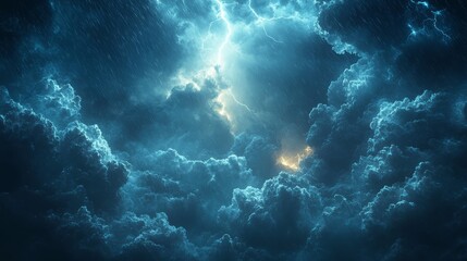 Fototapeta premium dark blue sky with clouds