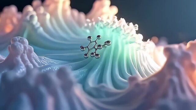 captivate with angstrom impinging particle with throb bed same dawning curtains, showcasing angstrom concoction of calm pastel that curl and intermingle, angstrom the bed wave outwards