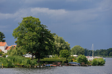 Die Insel Werder in der brandenburgischen Seeplatte