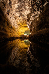 water in the cave