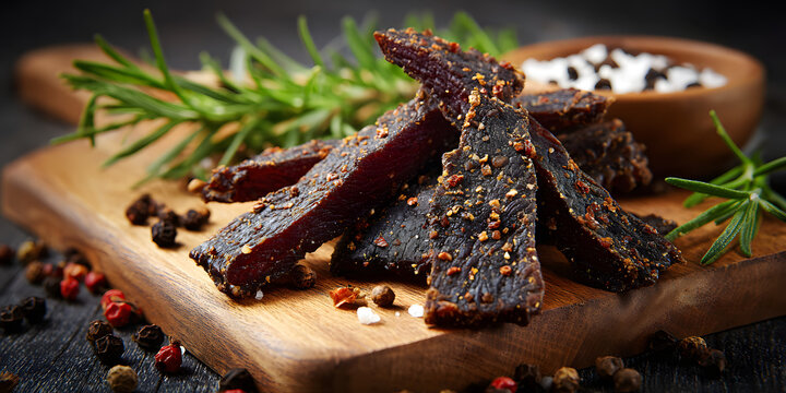 Savory biltong, a popular dried meat snack, offers a unique taste experience. Enjoying biltong brings the flavorful essence of this South African dried meat snack to every bite.