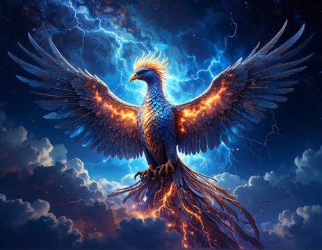 Celestial Storm Phoenix