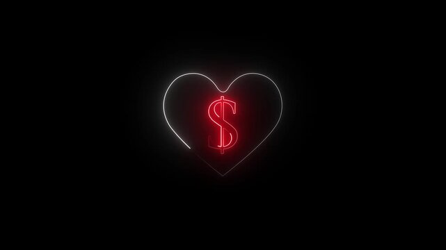 Neon Hard Dollar &ndash; Power Cash Animation.

