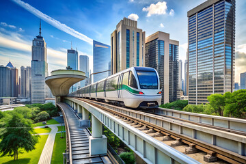 modern city skyline