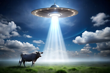 cow on the field