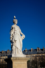 Fototapeta premium Photograph of a statue in Paris, France
