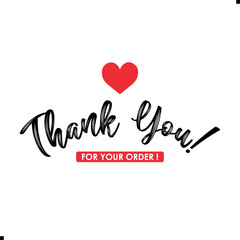 Thank You for Your Order. Elegant Thank You for Your Order Design with Stylish Graphics. Sophisticated Thank You for Your Purchase Image with Modern Elements. Chic Thank You for Your Order Graphic