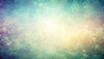 Fototapeta premium Colorful Abstract Grunge Background with Blue, Green, Purple, and Yellow Watercolor Texture