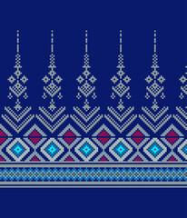Cross Stitch Embroidery Detailed Design