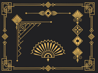 Golden floral vintage vector illustration for elegant card and book cover designs