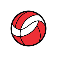 Fototapeta premium volleyball vector illustration
