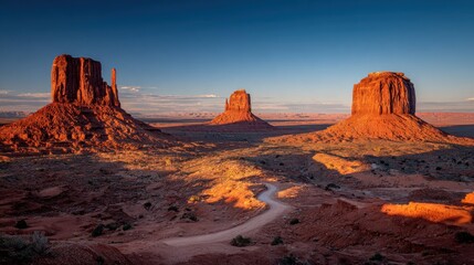 Monument Valley at sunrise