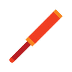 relay baton on white background