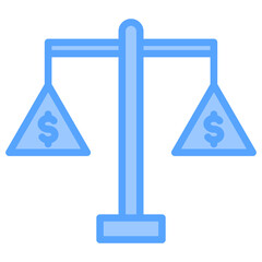 Credit Balance Blue Icon