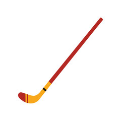 hockey stick vector illustration
