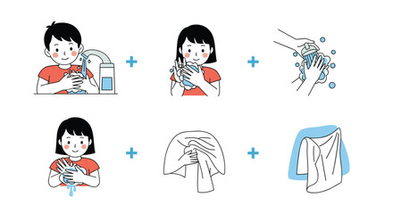 Learn essential handwashing techniques demonstrating proper germ removal for healthy practices at home and school