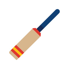 cricket bat on white background