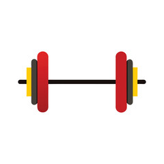 barbell  vector illustration