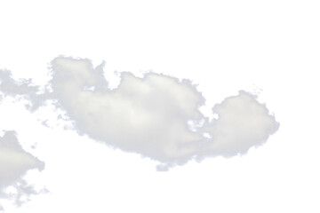 Obraz premium cloud isolated on white