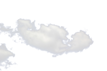  cloud isolated on white
