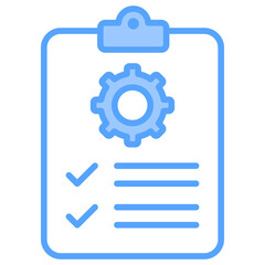 Job Test Blue Icon