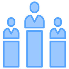 Candidate Ranking Blue Icon