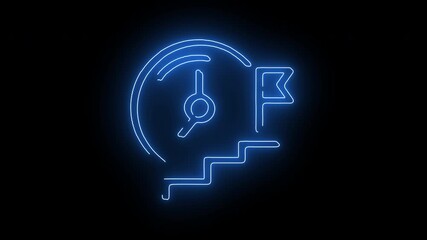 Piggy bank with stairs representing saving progress, financial goals and smart budgeting steps	