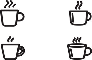 Vector illustration set of coffee